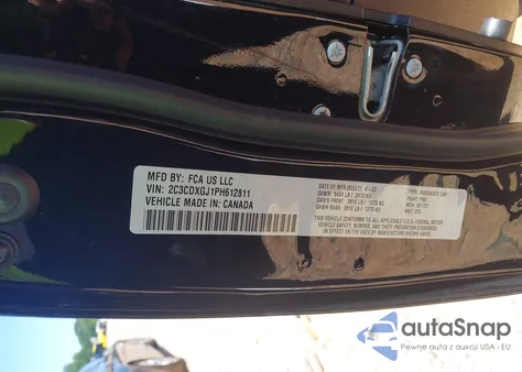 2023 Dodge Charger Scat Pack from USA, damaged, VIN 2C3CDXGJ1PH612811